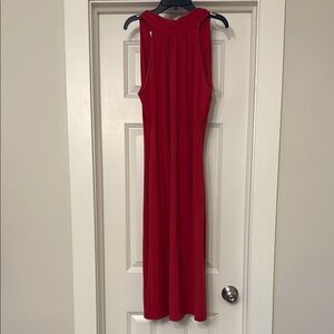 Susana Monaco Red Halter Cocktail Dress